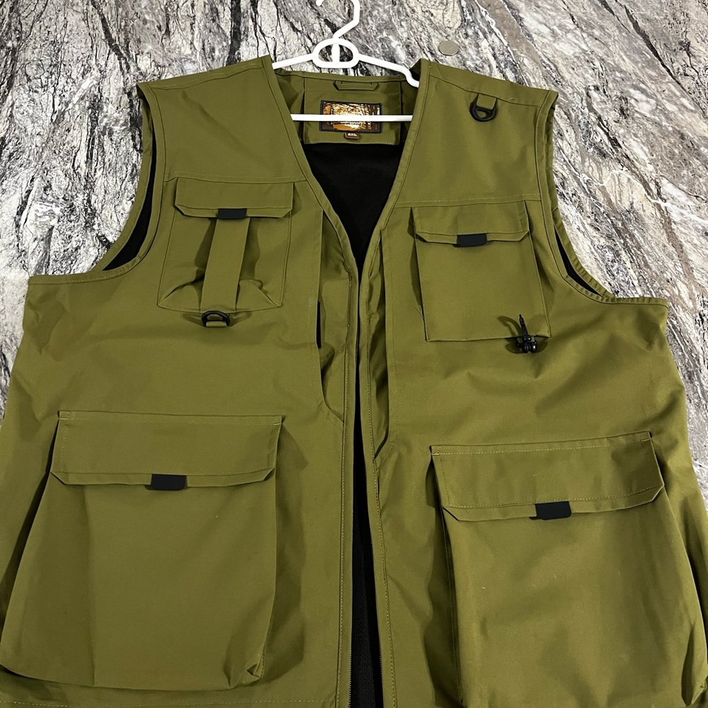 Olive Green Utility Vest